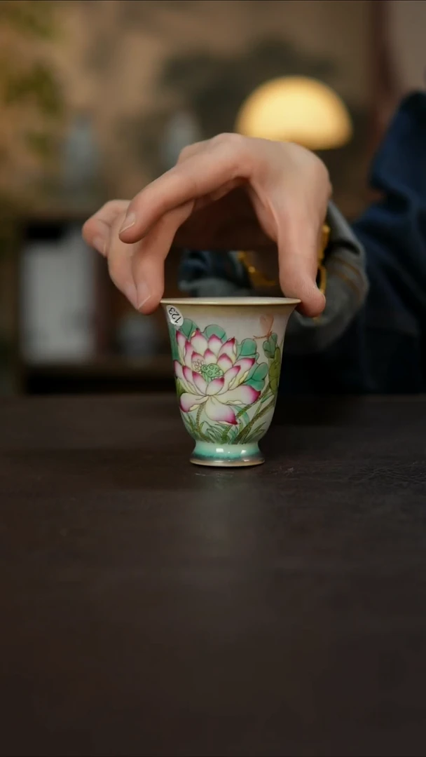 杯景德镇陶瓷杯碗柴烧多人