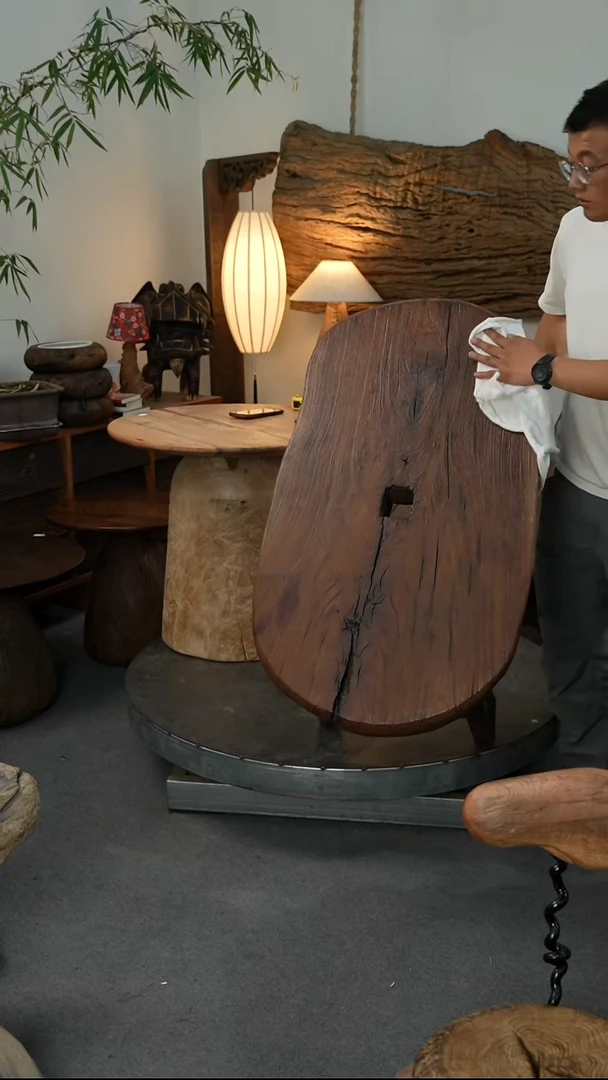 木吃****薯咖啡 桌椭圆