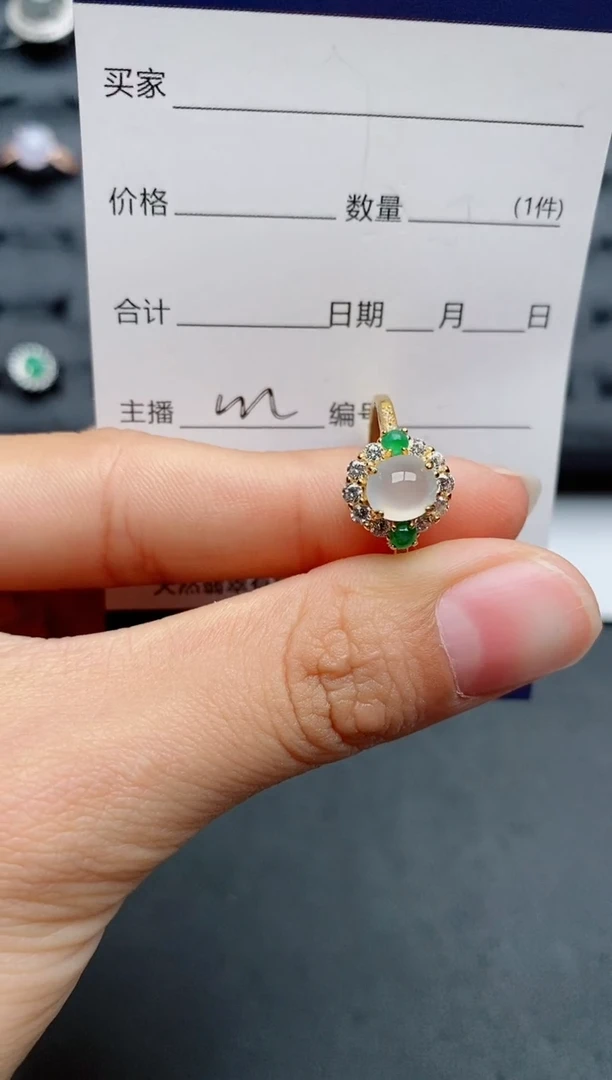 【闪购商品】翡翠戒指银S925镶嵌.......