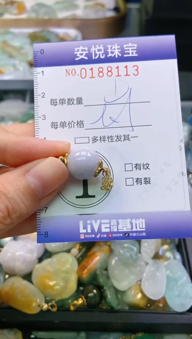 翡翠未镶嵌颈饰闪购0188113