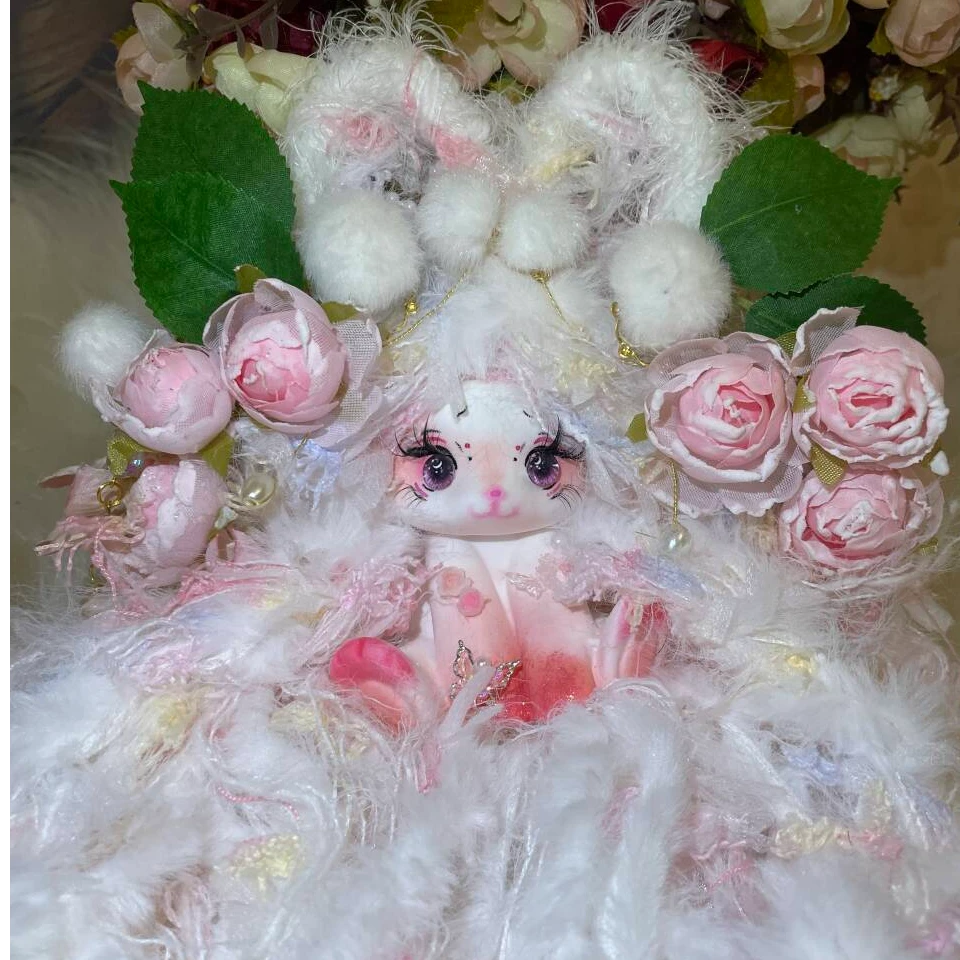 初恋款原创垂耳兔捏捏乐 食品级硅胶 礼盒 可定制 默认微瑕