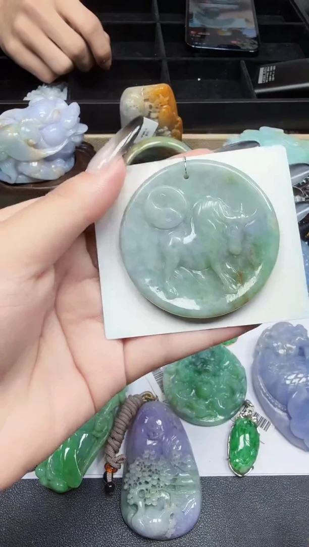 未镶嵌挂件翡翠天然a货翡翠123