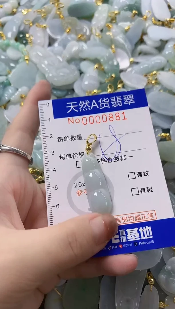 颈饰未镶嵌翡翠天然A货翡翠