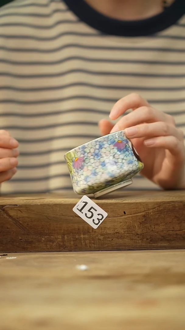 瓷片新品！设计师手绘柴窑动物系列  紫霞