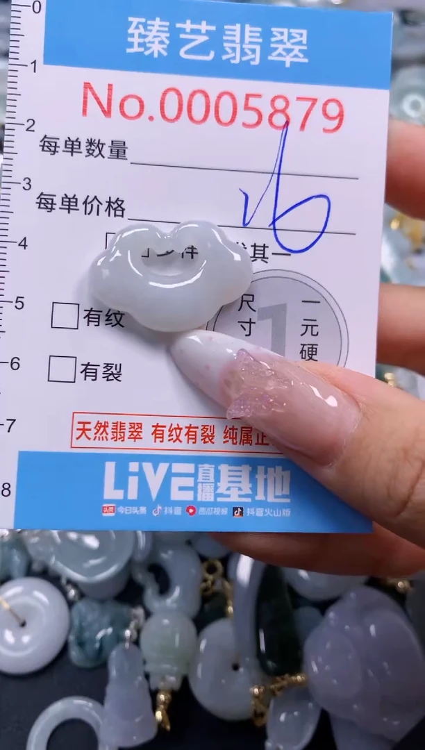 翡翠未镶嵌颈饰5879