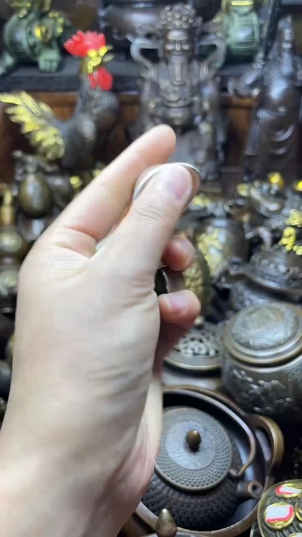 闪购链接，点击下单，有运费险，铜摆件