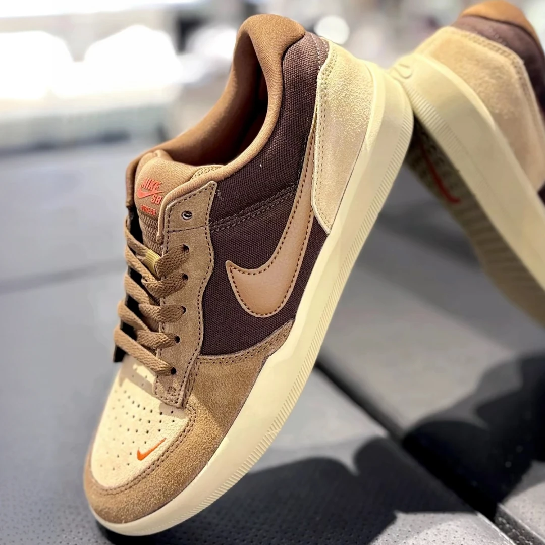 耐克/NIKE男女鞋复古百搭经典户外运动休闲滑板鞋棕色DV5477-201