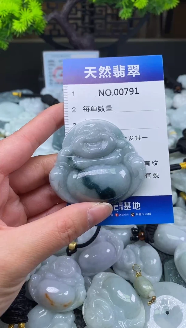 颈饰未镶嵌翡翠天然缅甸翡翠791