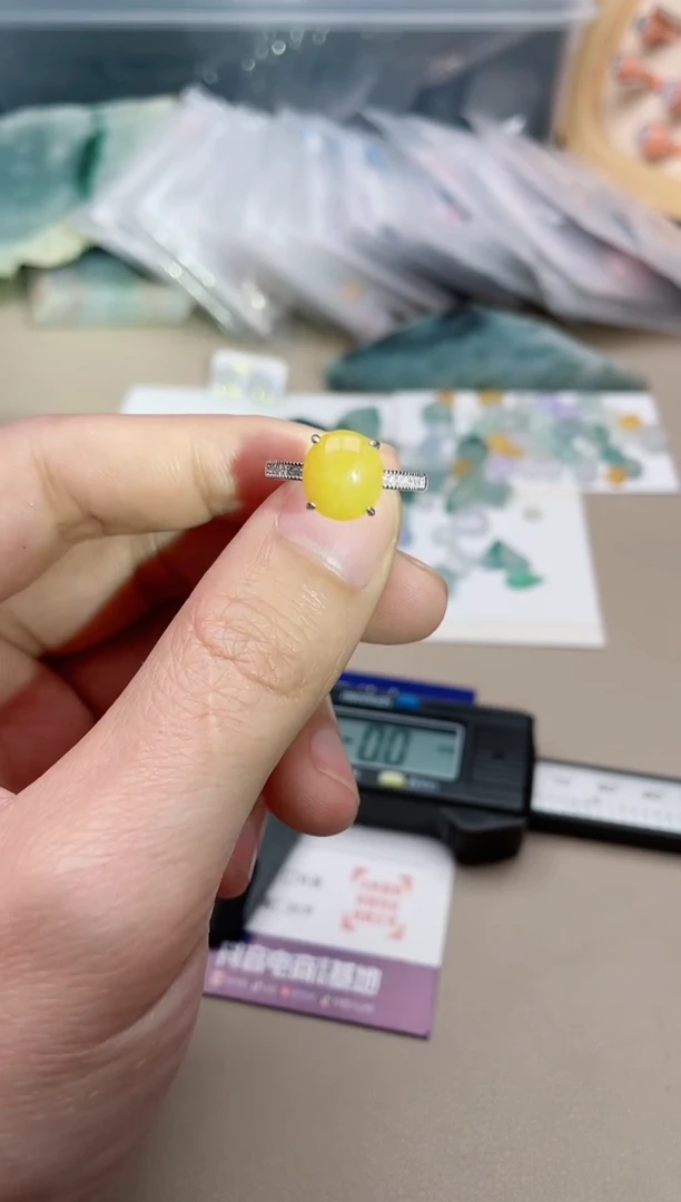 【闪购商品】翡翠戒指银S925镶嵌1000000036