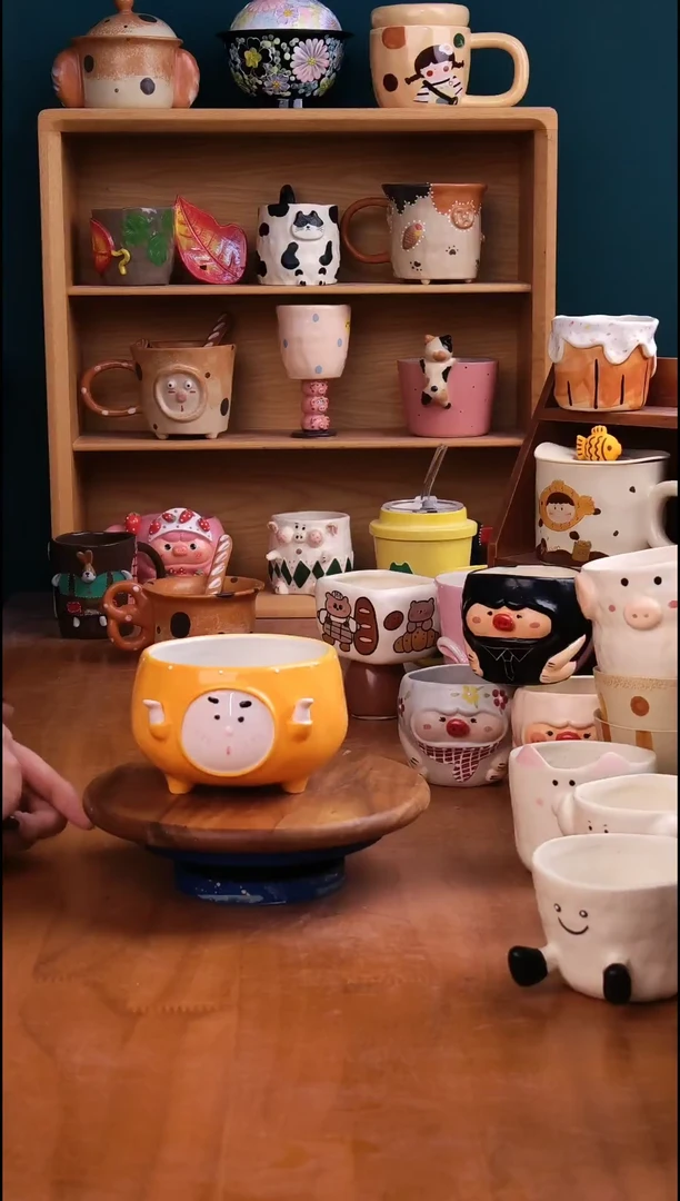 摆件陶景德镇原创手工陶瓷