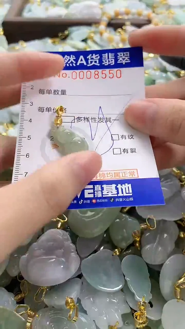 颈饰未镶嵌翡翠天然A货翡翠