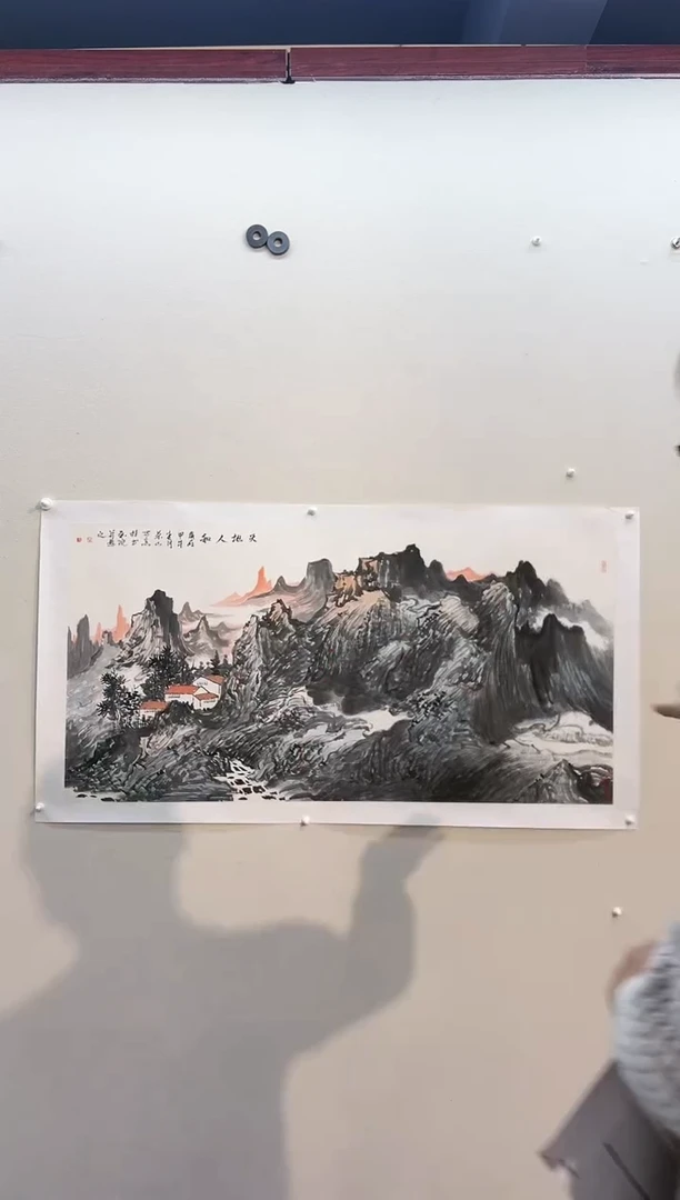 【闪购商品】国画绘画作品8平尺山水