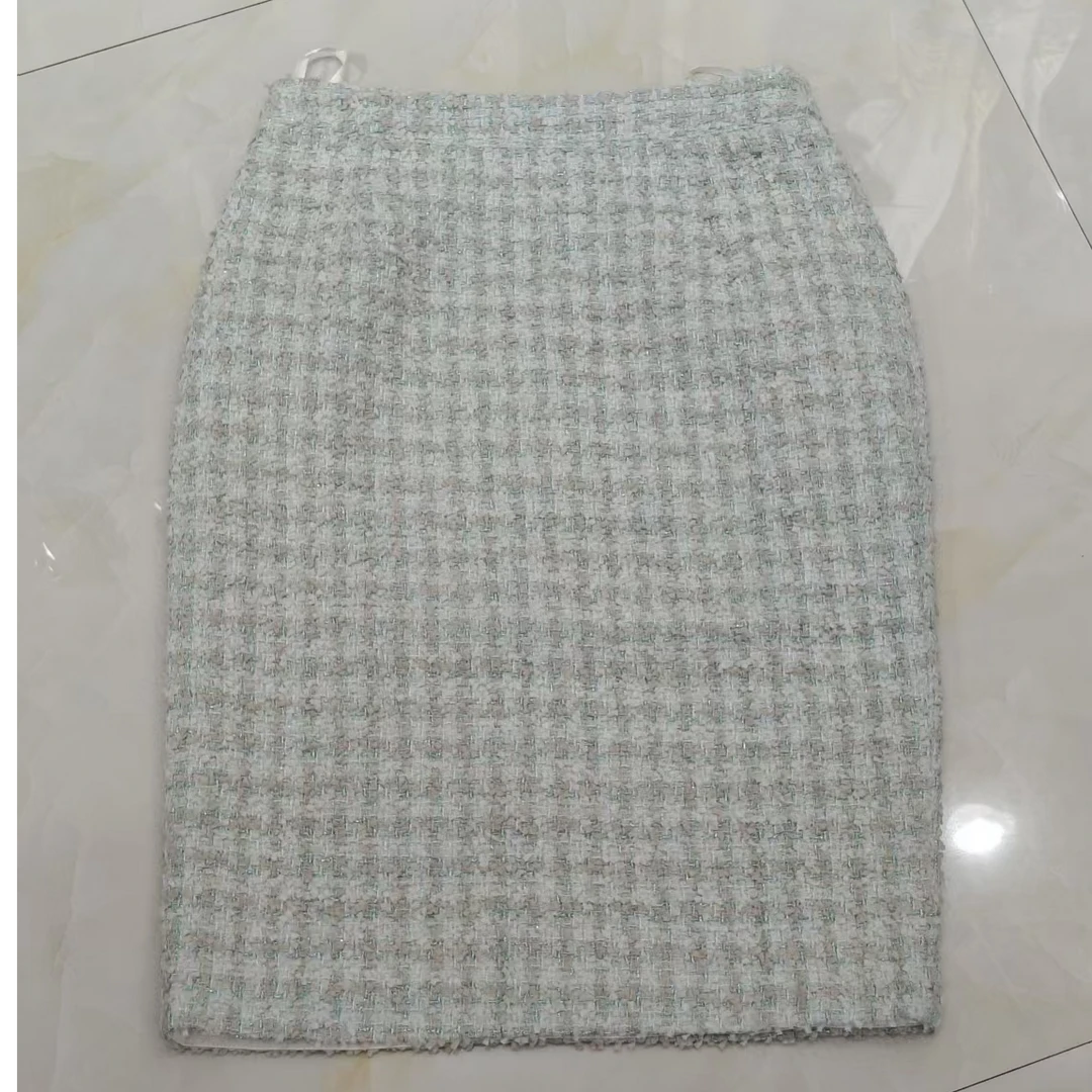 清仓小香风中长裙秋冬款女士编织气质