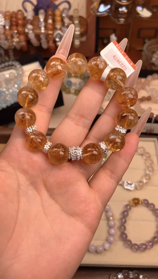 【闪购商品】水晶手链未镶嵌黄水晶