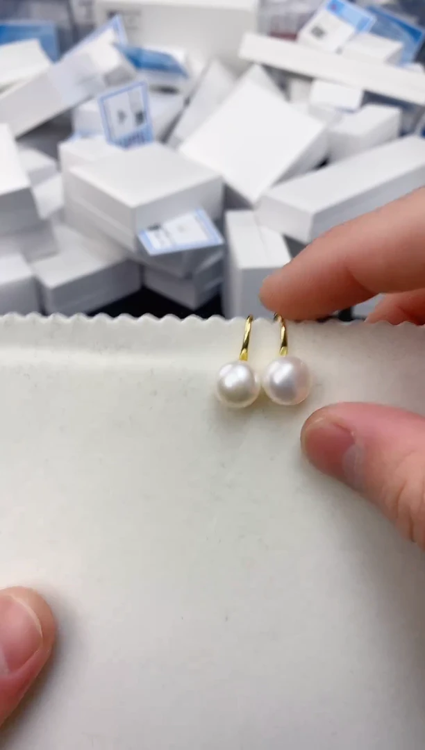 未镶嵌耳饰淡水珍珠ED1032