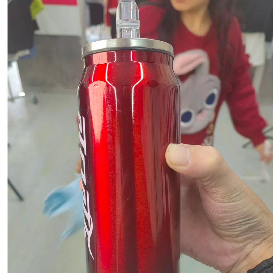 简约便携真空防锈创意保温杯车载水杯吸管杯