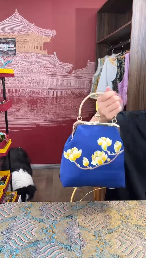 【闪购商品】刺绣刺绣打籽绣苏绣手工刺绣包包