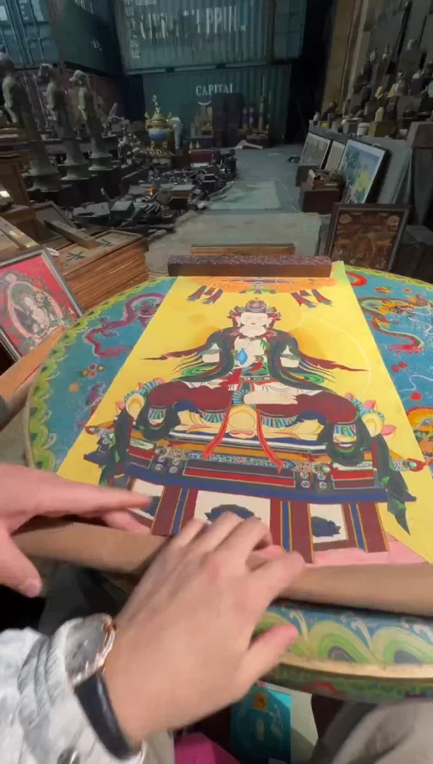 卷轴画卷轴画奥奥的唐卡