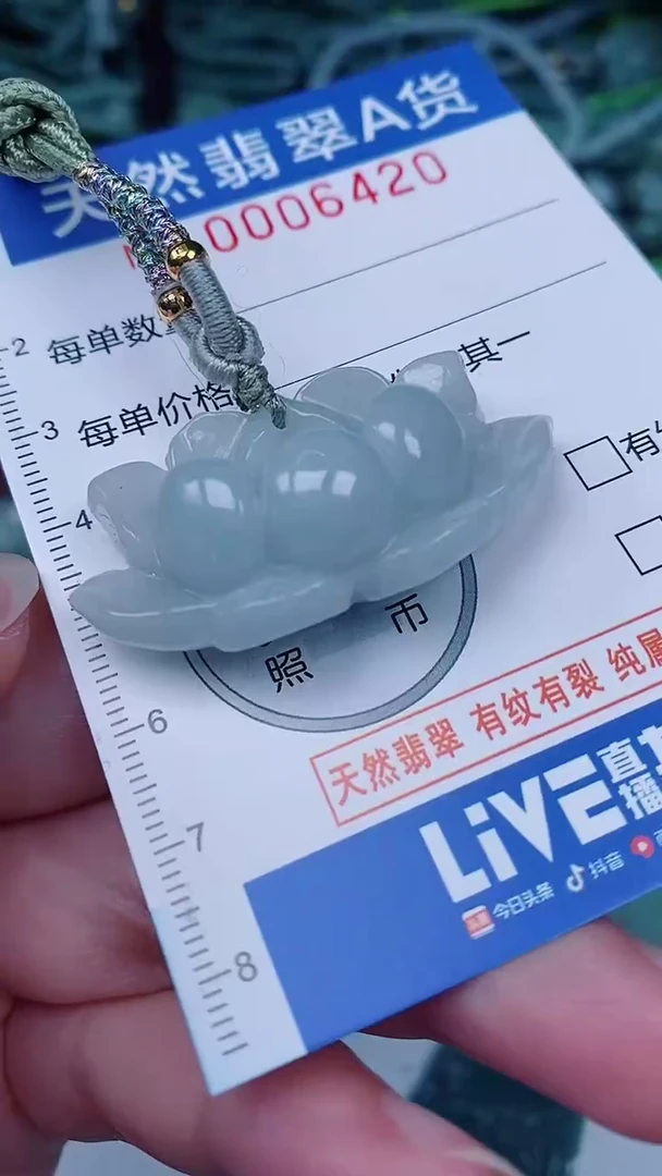 翡翠未镶嵌颈饰00006420