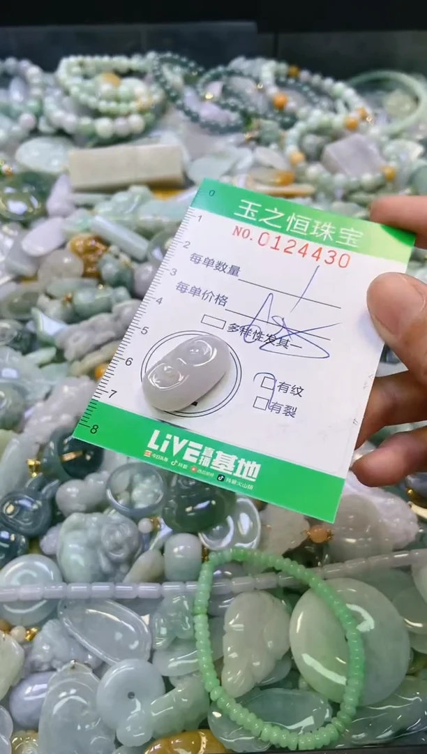 翡翠未镶嵌颈饰闪购0124430