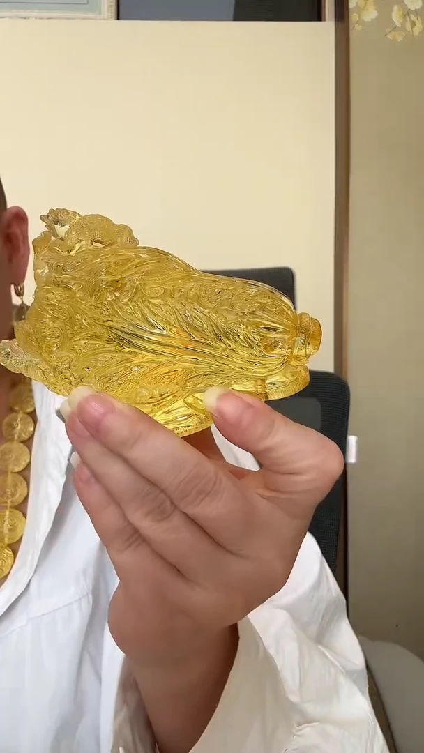 琥珀颈饰未镶嵌吊坠