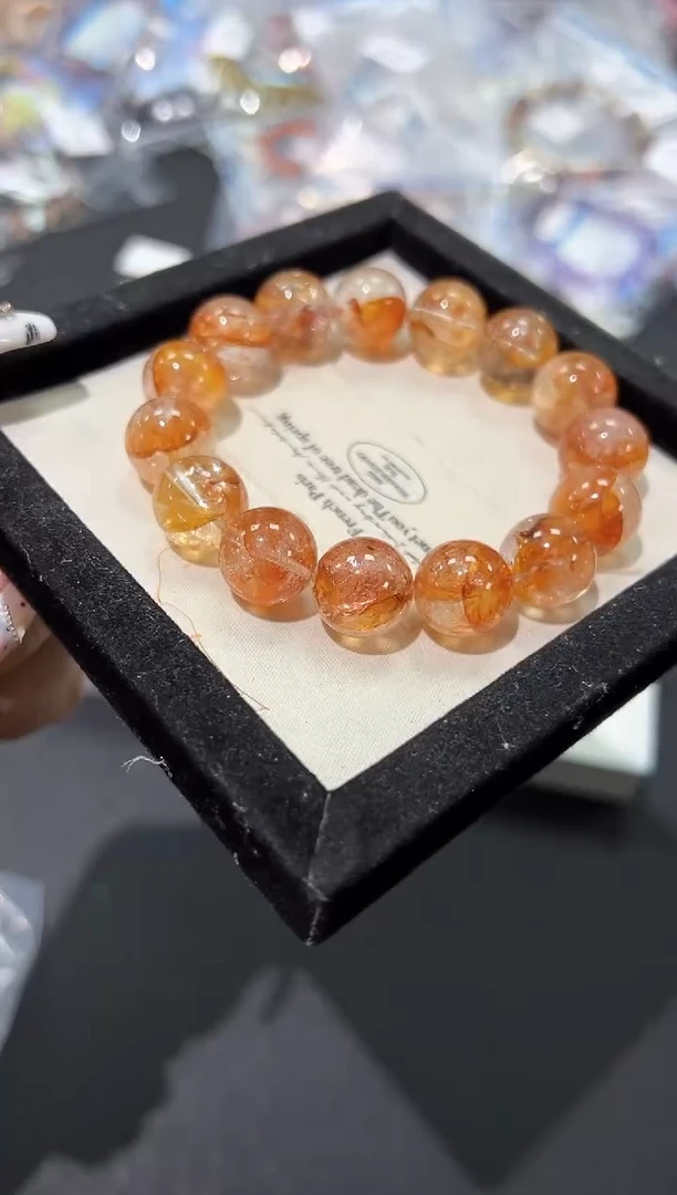 水晶手链未镶嵌45q多样性发其一【1条】默认微瑕14mm