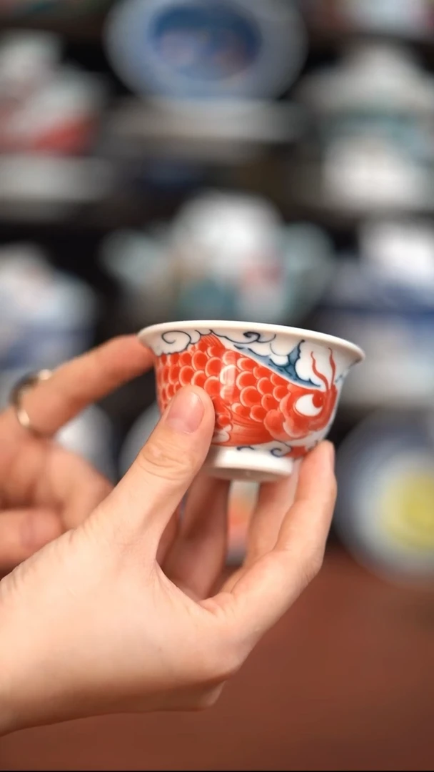 瓷片昨明顺遂压手杯（福利价格）