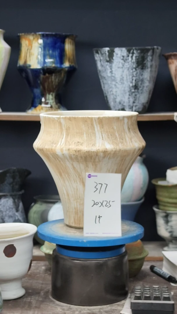 江西景德镇花盆微瑕377