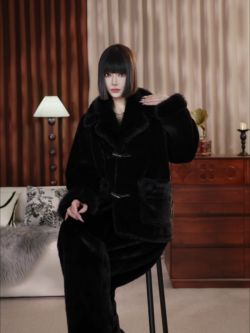 2025年新款高端轻奢冬季保暖时尚睡衣家居服气质男女同款套装CYT