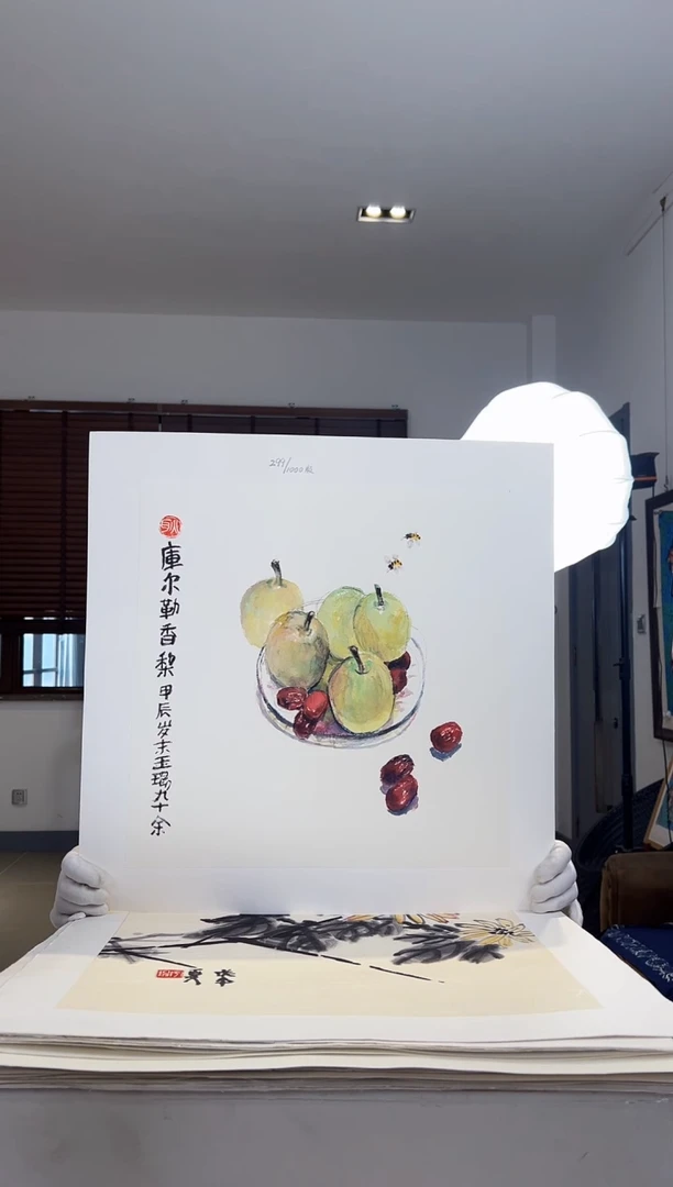 【闪购商品】版画限量亲签盖章版画S