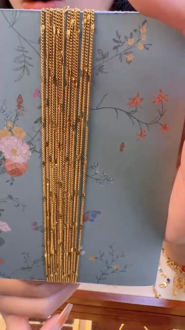40cm1.5mm固定不可调节古巴雪花链1.49g（多样性发货）