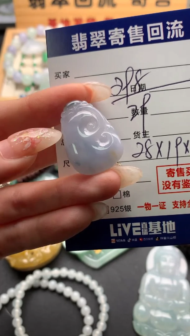 翡翠未镶嵌颈饰10137300