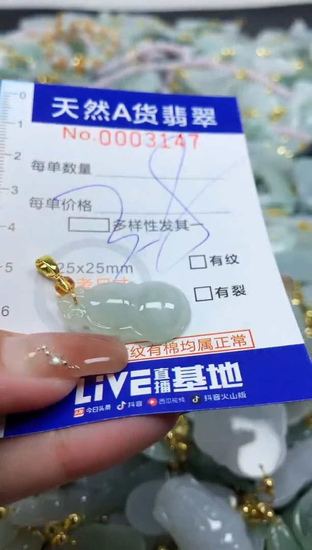 颈饰未镶嵌翡翠天然A货翡翠