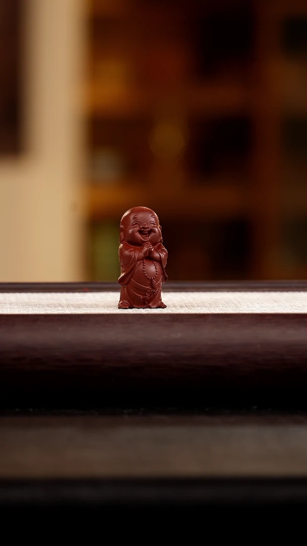 茶壶紫砂朱泥 小弥勒