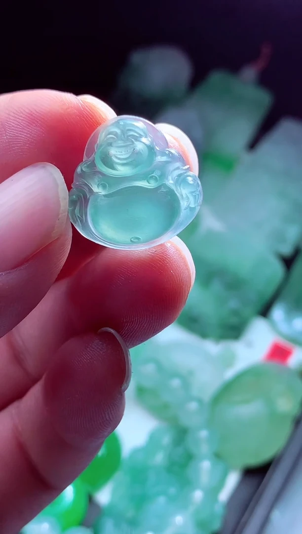 未镶嵌定制翡翠我***人翡翠毛货定制515604