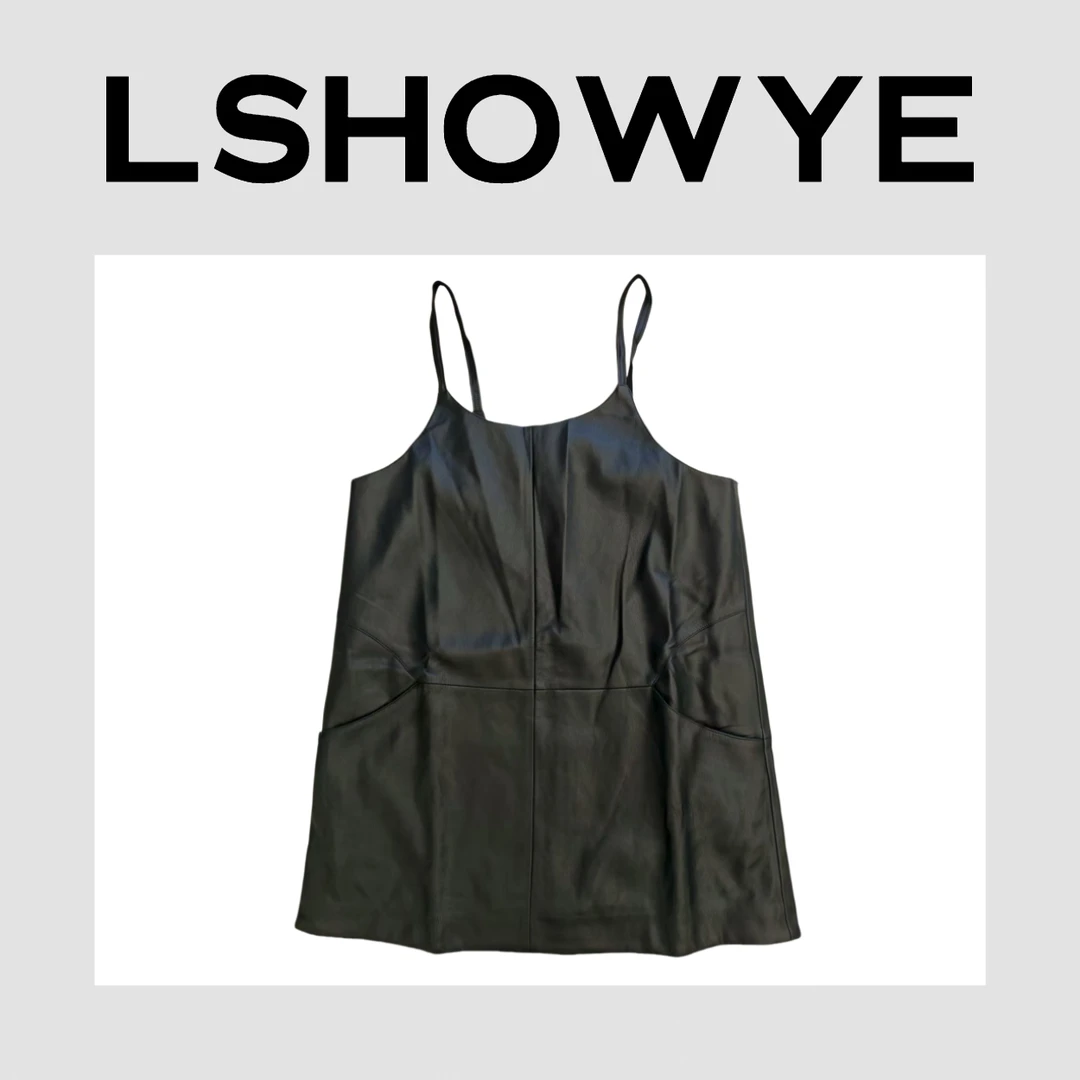 LSHOWYE｜皮吊带裙 20006