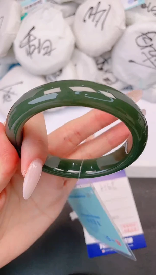 和田玉手镯未镶嵌7H69-59