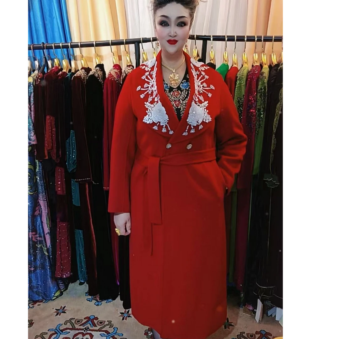 女士大码风衣4411