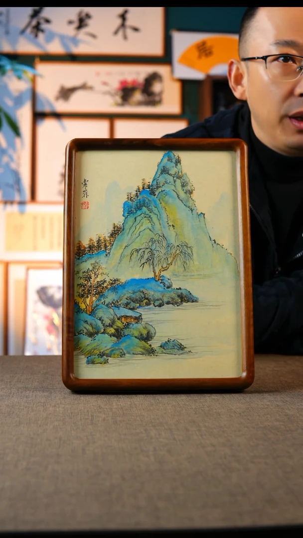 国画SF  S1  黑胡桃实木榫卯  A4