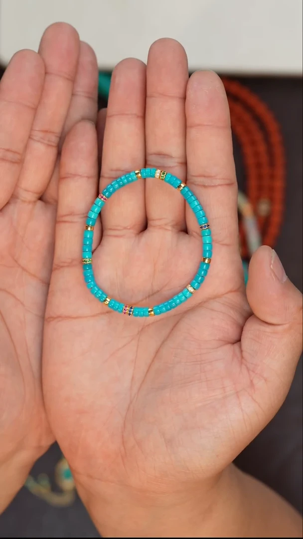 【闪购商品】绿松石手串未镶嵌绿松石手串