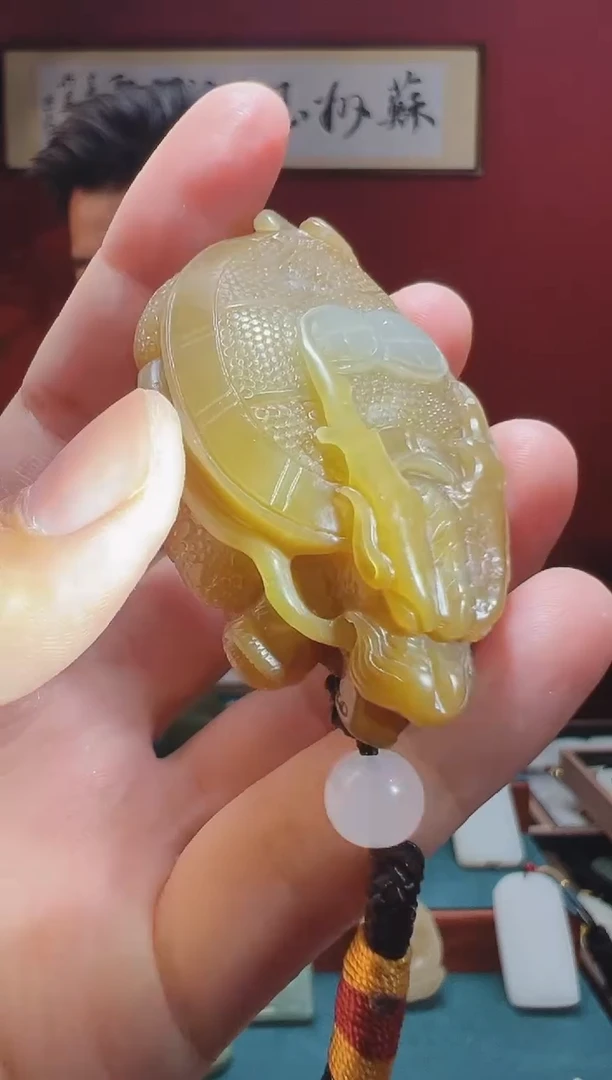 和田玉未镶嵌吊坠(不含链)1