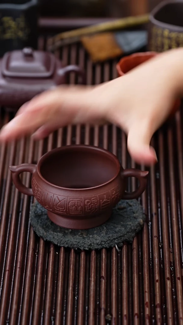 茶杯紫砂非遗茶器-青云志