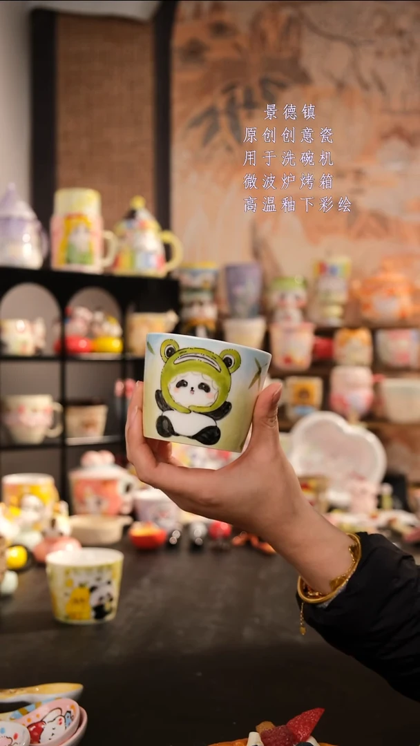 摆件陶旺的可以陶瓷手工手绘设计师