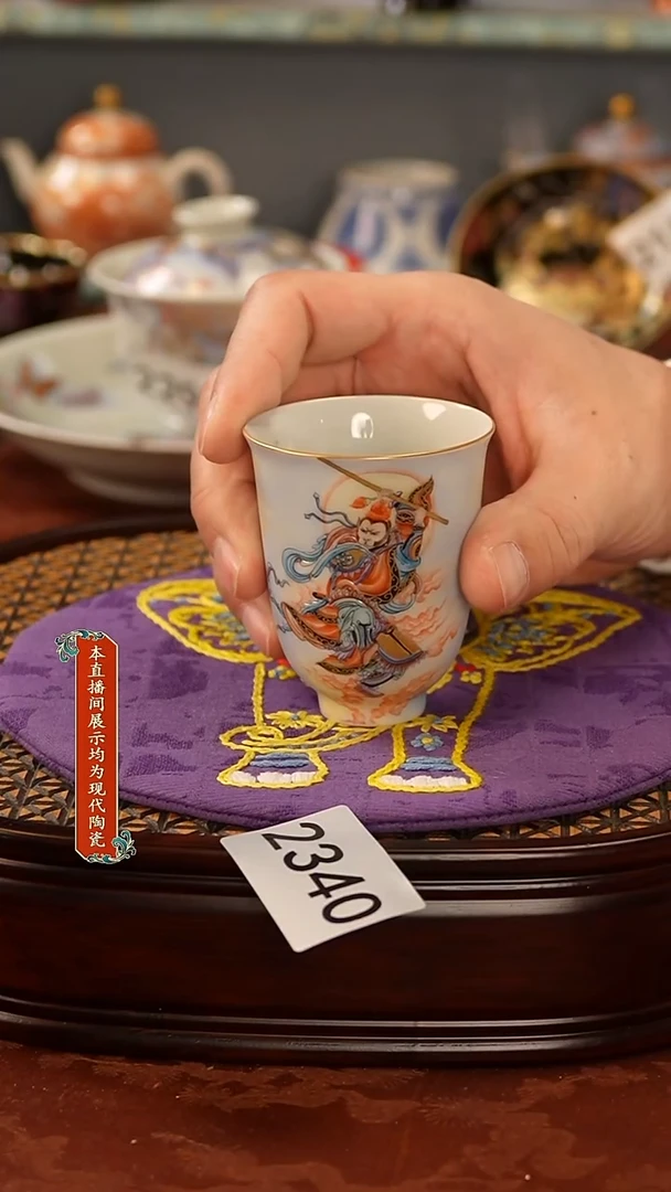 瓷片景德镇手工手绘2340