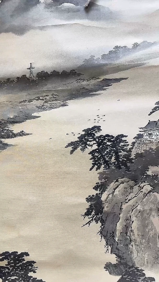 竖款李*伟【辽拍】V250709-2-10 山水