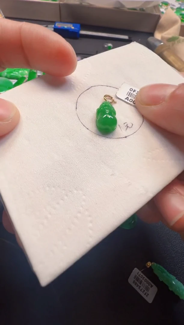 【闪购商品】定制翡翠18K金镶嵌380元