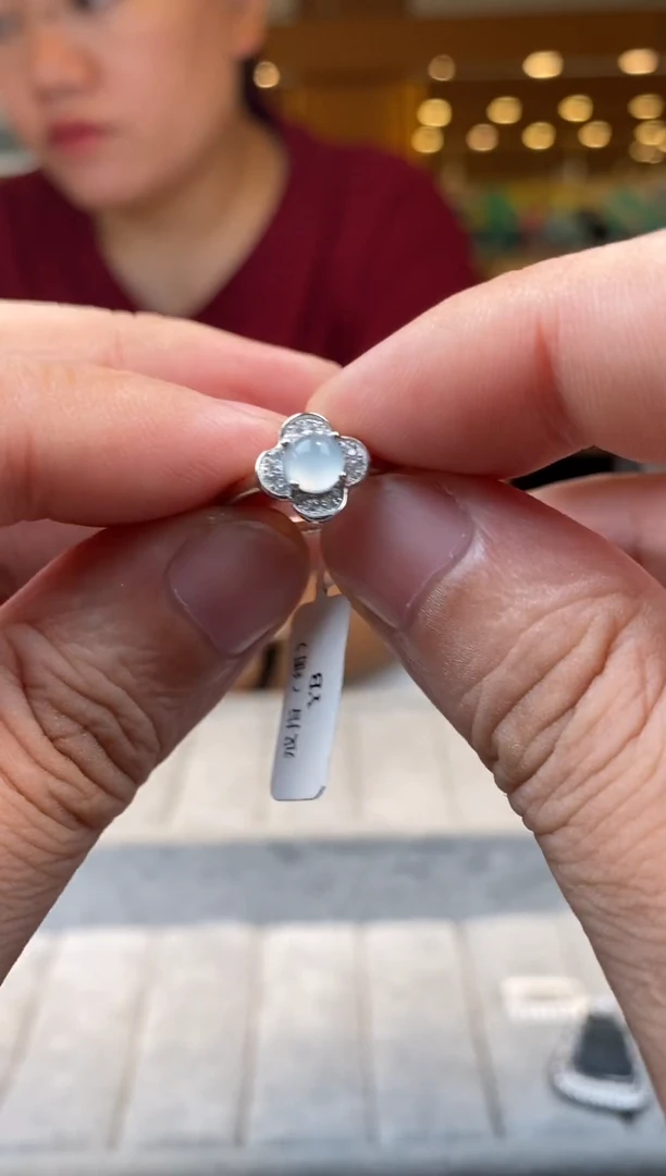 翡翠戒指未镶嵌天然翡翠拍一发一多样性发货