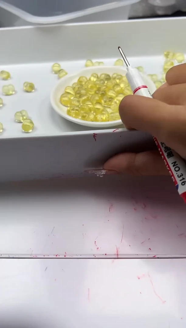 未镶嵌颈饰水晶x633黄水晶屁桃*1个