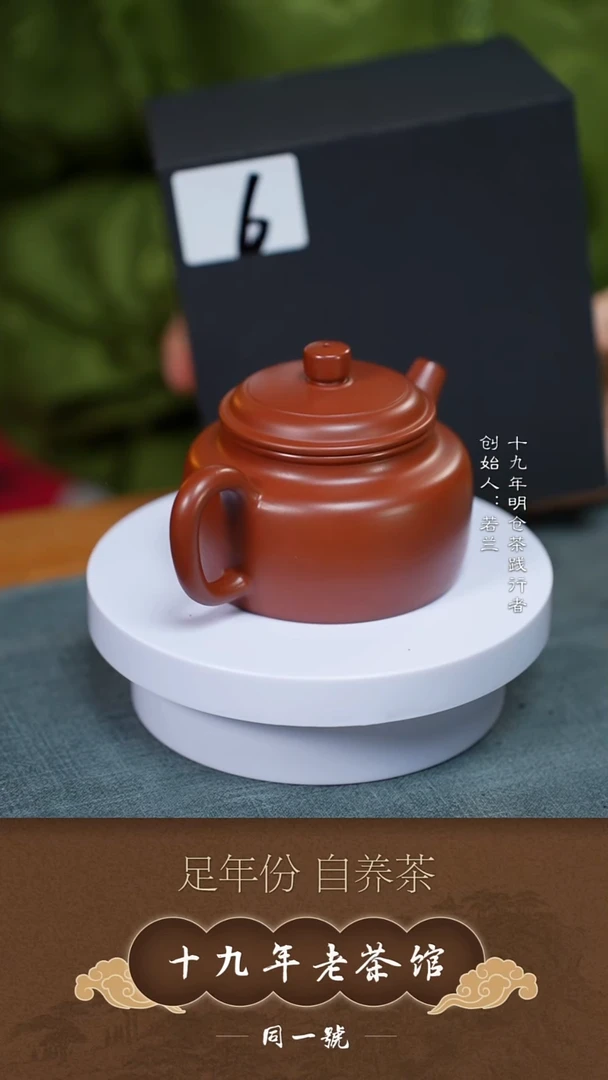 茶壶紫砂宜兴原矿紫砂壶6号