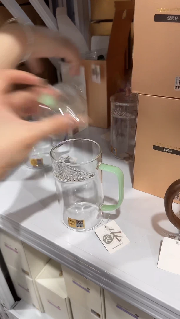 @@禾器晶彩简尚杯浅玉色